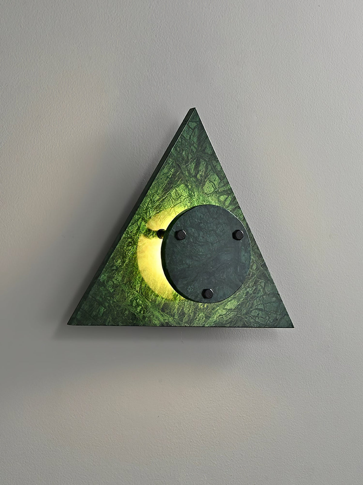 Virida Sculptural Marble Wall Sconce with Integrated LED