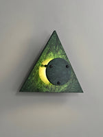 Virida Sculptural Marble Wall Sconce with Integrated LED