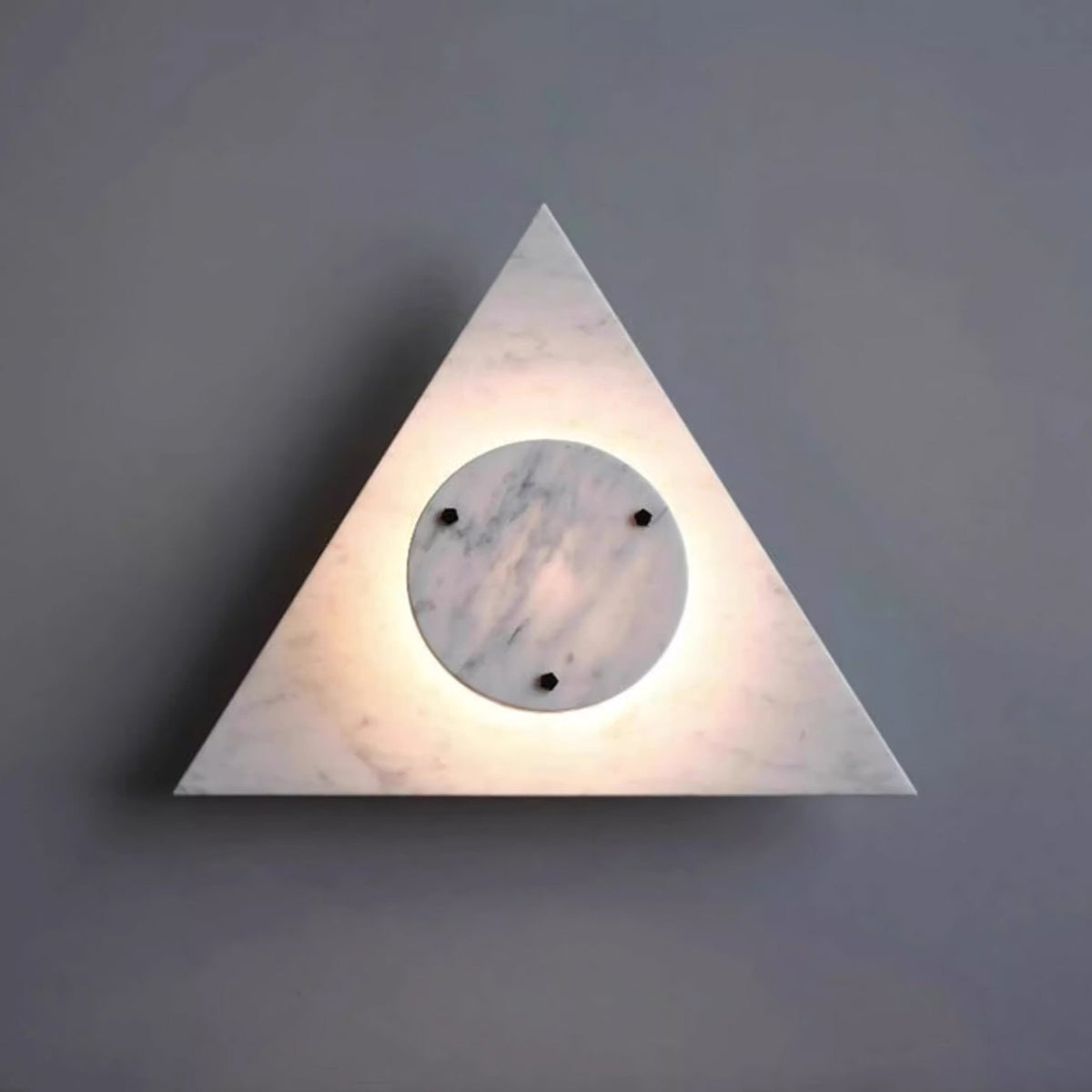 Virida Sculptural Marble Wall Sconce with Integrated LED