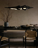 Volar Drift Modern Wood LED Pendant Light for Dining Room and Kitchen Island