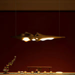 Volar Drift Modern Wood LED Pendant Light for Dining Room and Kitchen Island