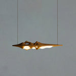 Volar Drift Modern Wood LED Pendant Light for Dining Room and Kitchen Island