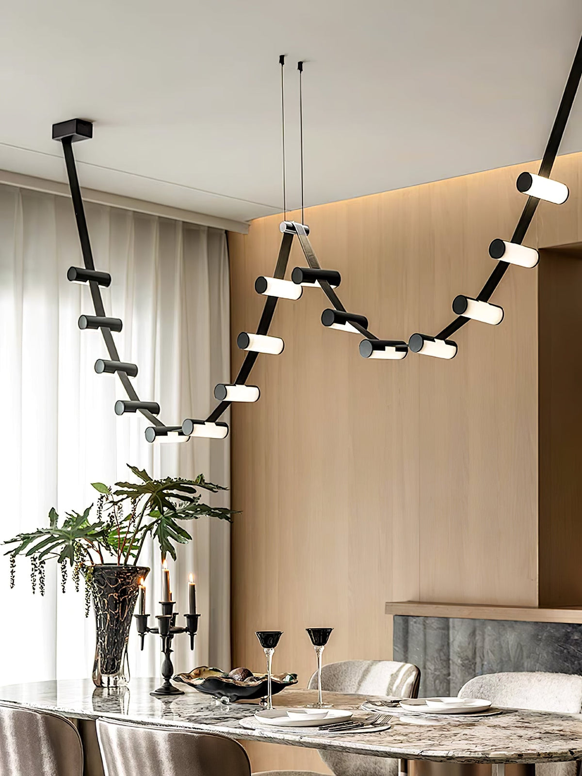 Voltra Belt Linear LED Pendant Light for Modern Interiors