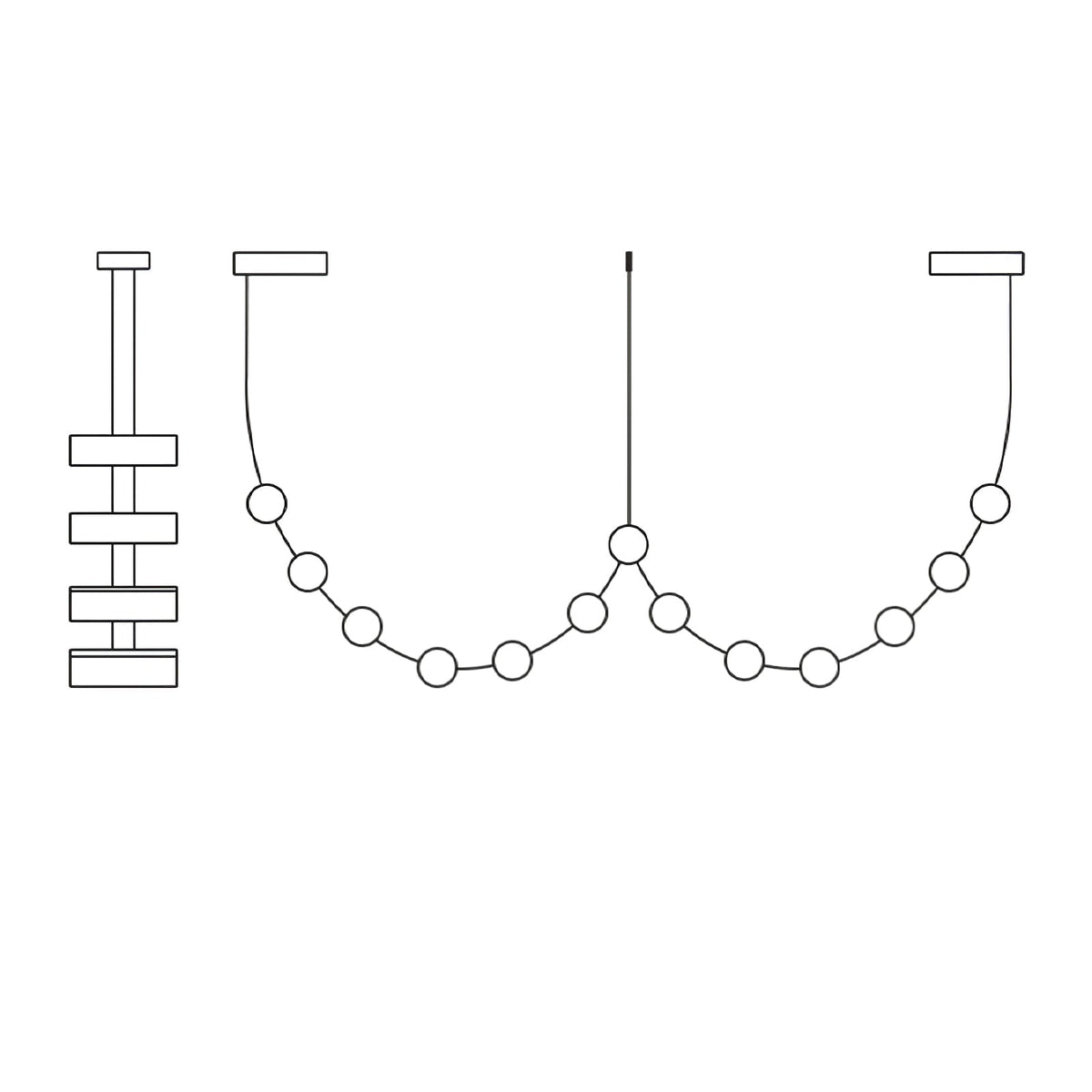 Voltra Belt Linear LED Pendant Light for Modern Interiors