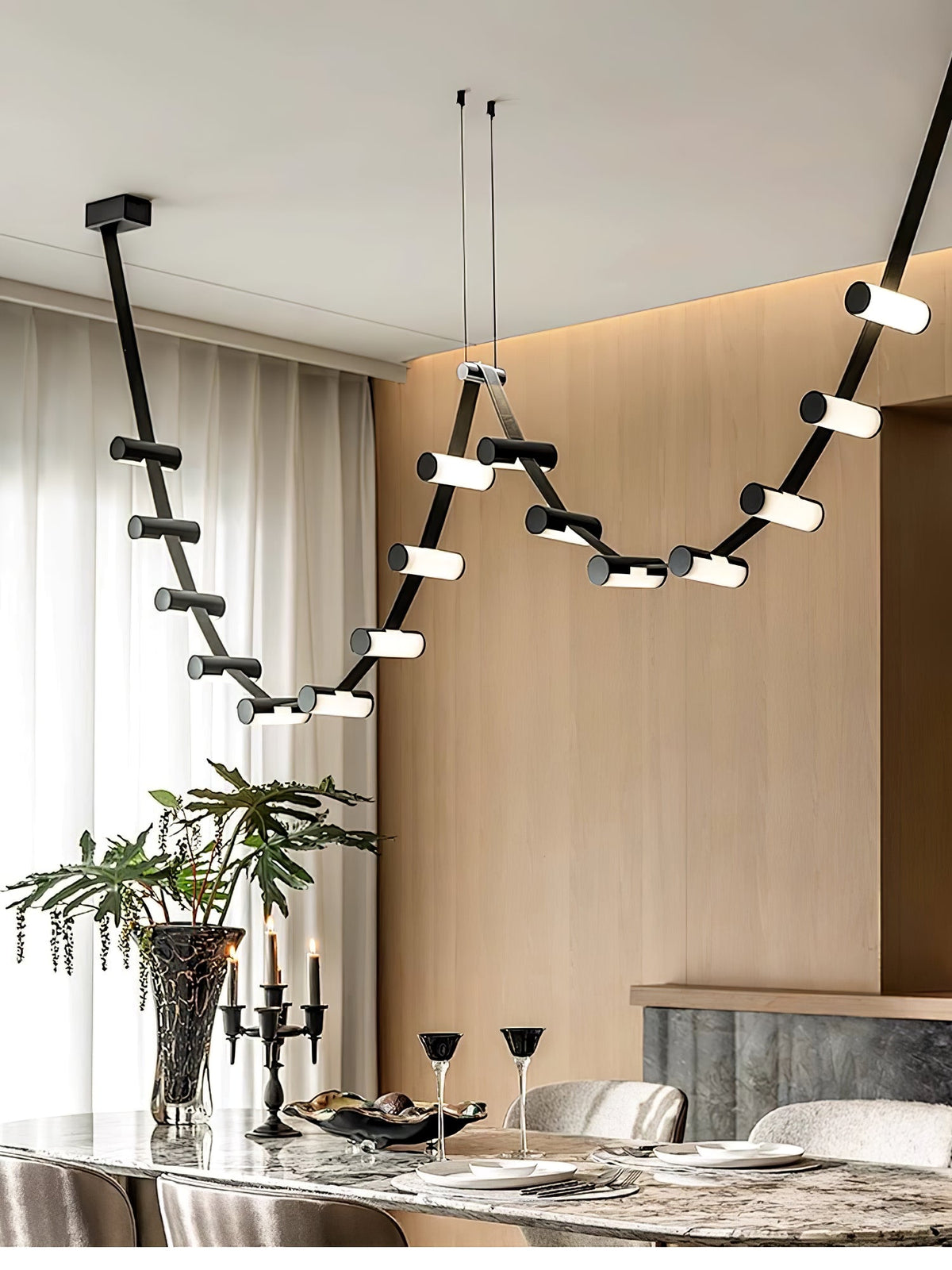 Voltra Belt Linear LED Pendant Light for Modern Interiors