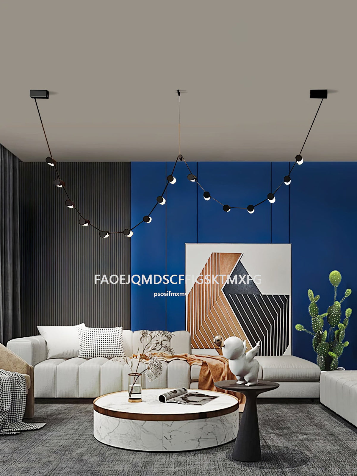 Voltra Belt Linear LED Pendant Light for Modern Interiors