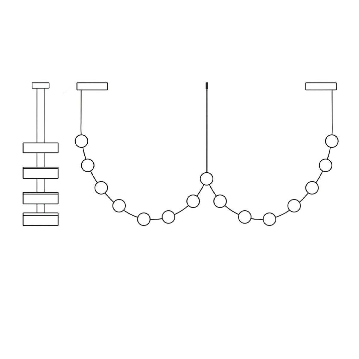 Voltra Belt Linear LED Pendant Light for Modern Interiors