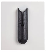 Vulca Split Stone Wall Sconce in Black Travertine
