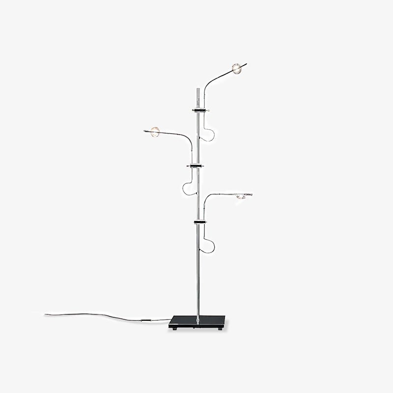 Wa Wa LED Table Lamp in Stainless Steel and Glass