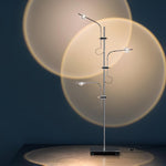 Wa Wa LED Table Lamp in Stainless Steel and Glass