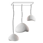 Zenra Organic Wabi-Sabi Chandelier – Designer HDPE Pendant Light