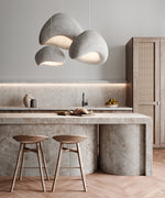 Zenra Organic Wabi-Sabi Chandelier – Designer HDPE Pendant Light