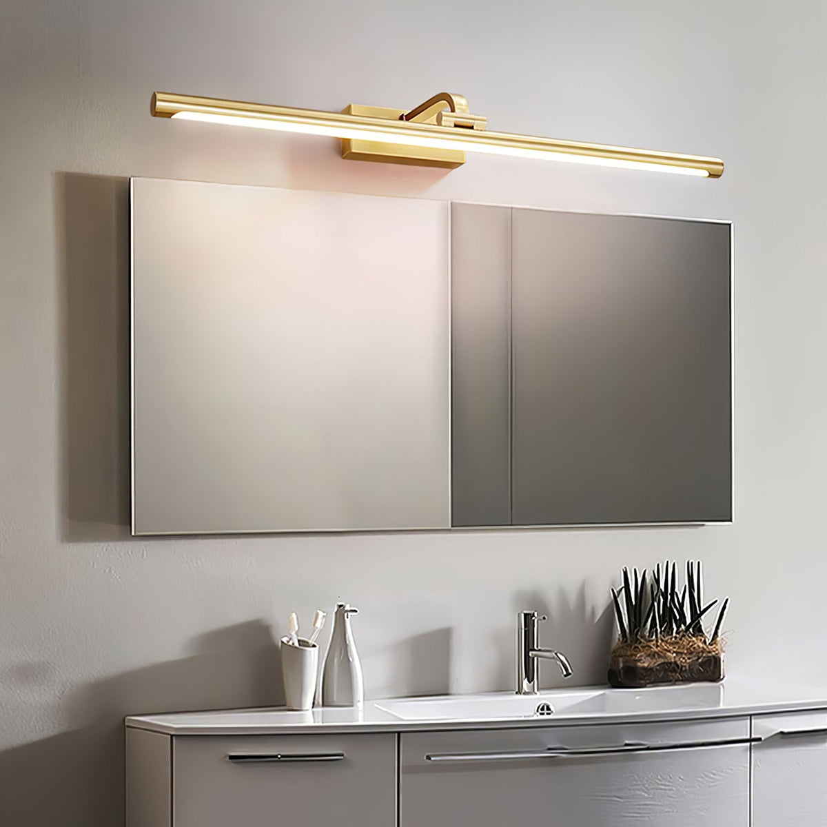 Walnut Linear Led Wall Light