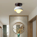 Walnut Marble Ceiling Lamp