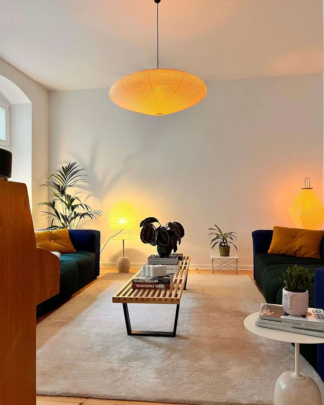 Rice Paper 15A Swag Lights