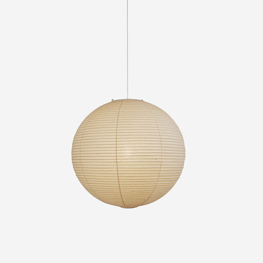 Handmade Mulberry Paper Pendant Light – Mid-Century Modern Washi Shade