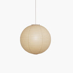 Handmade Mulberry Paper Pendant Light – Mid-Century Modern Washi Shade