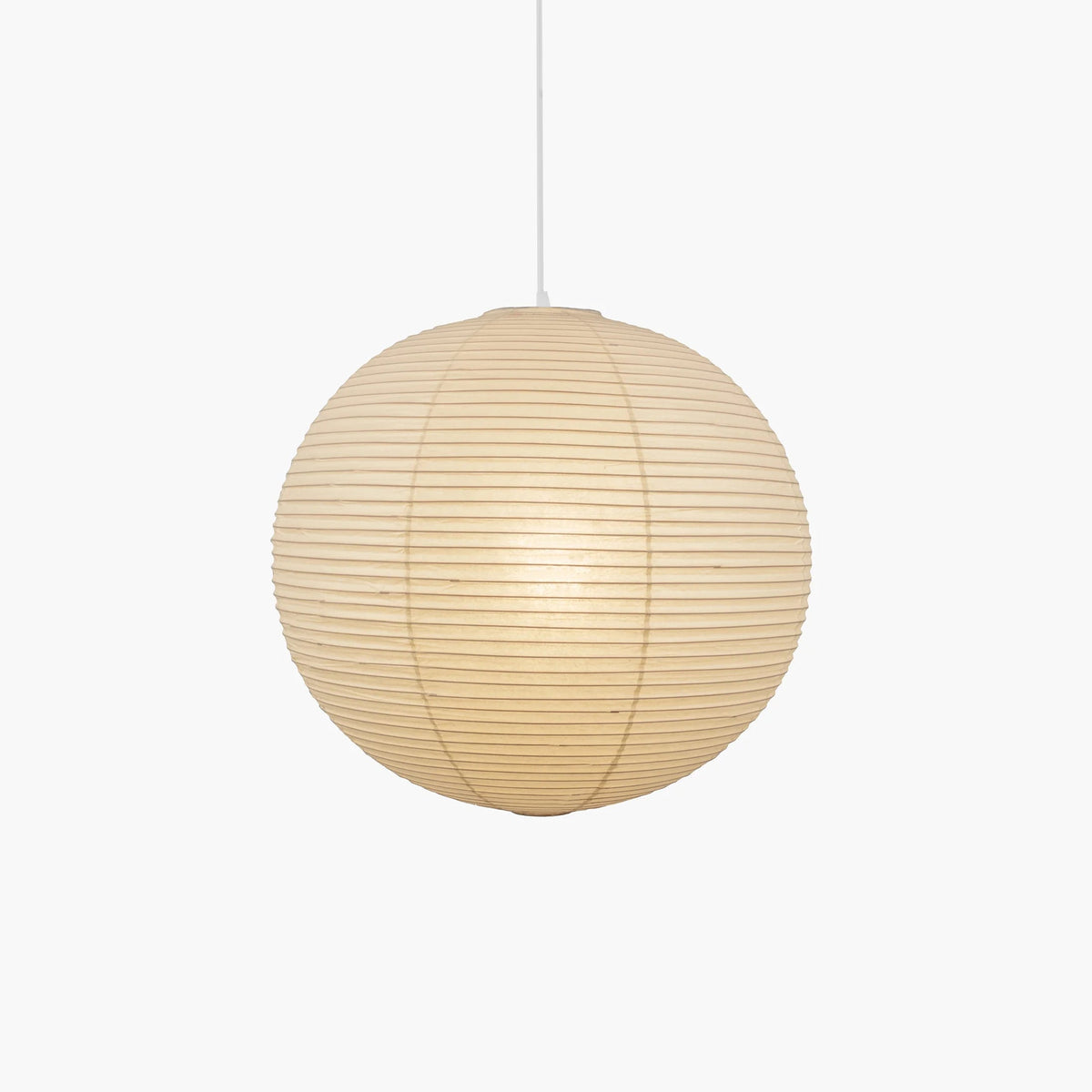 Handmade Mulberry Paper Pendant Light – Mid-Century Modern Washi Shade