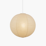 Handmade Mulberry Paper Pendant Light – Mid-Century Modern Washi Shade