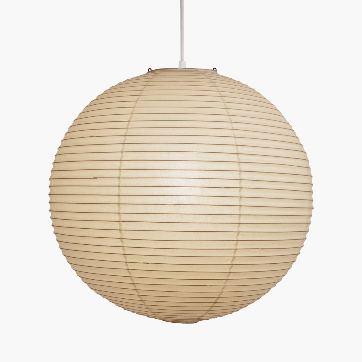 Handmade Mulberry Paper Pendant Light – Mid-Century Modern Washi Shade