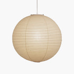 Handmade Mulberry Paper Pendant Light – Mid-Century Modern Washi Shade