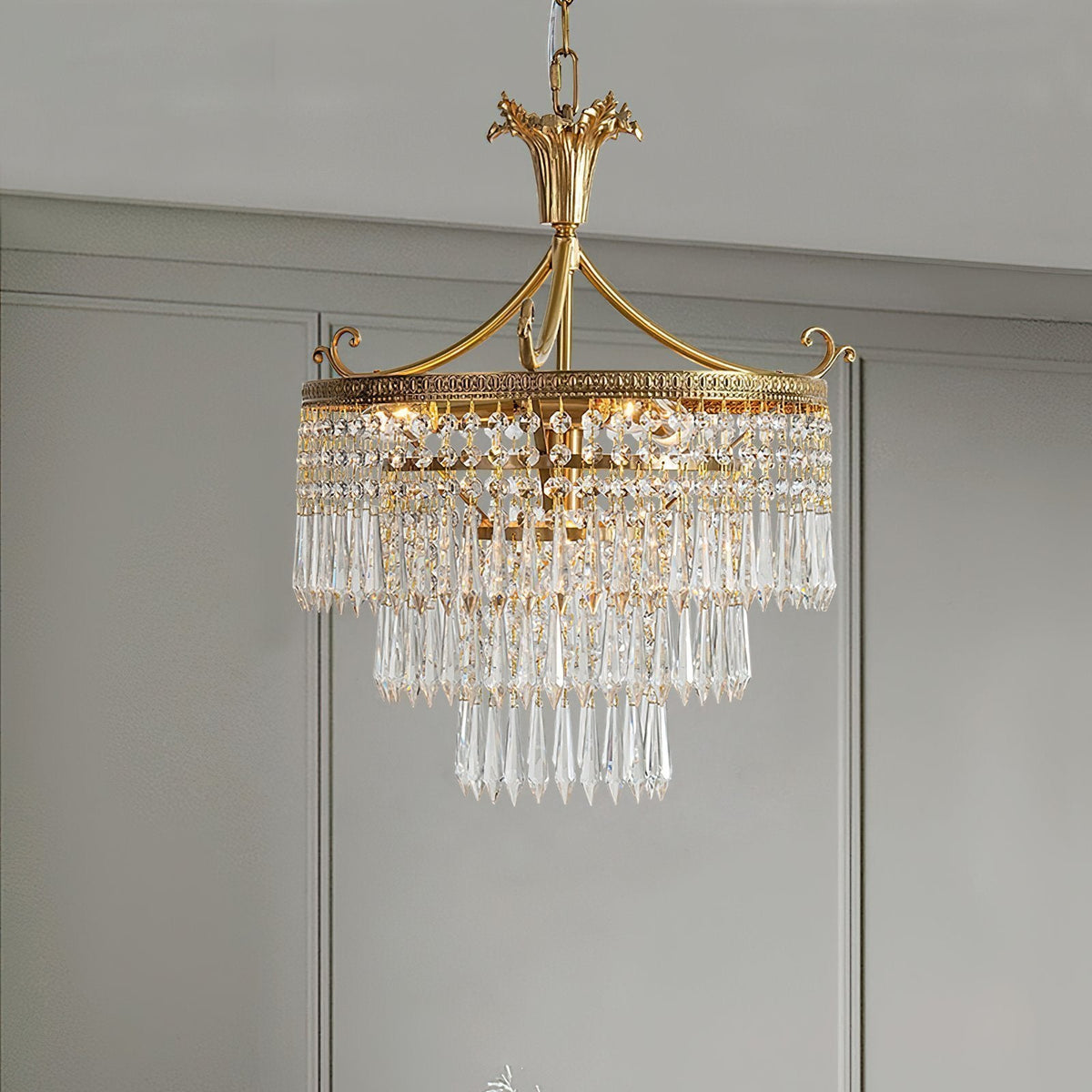Water Drop Cascading Chandelier