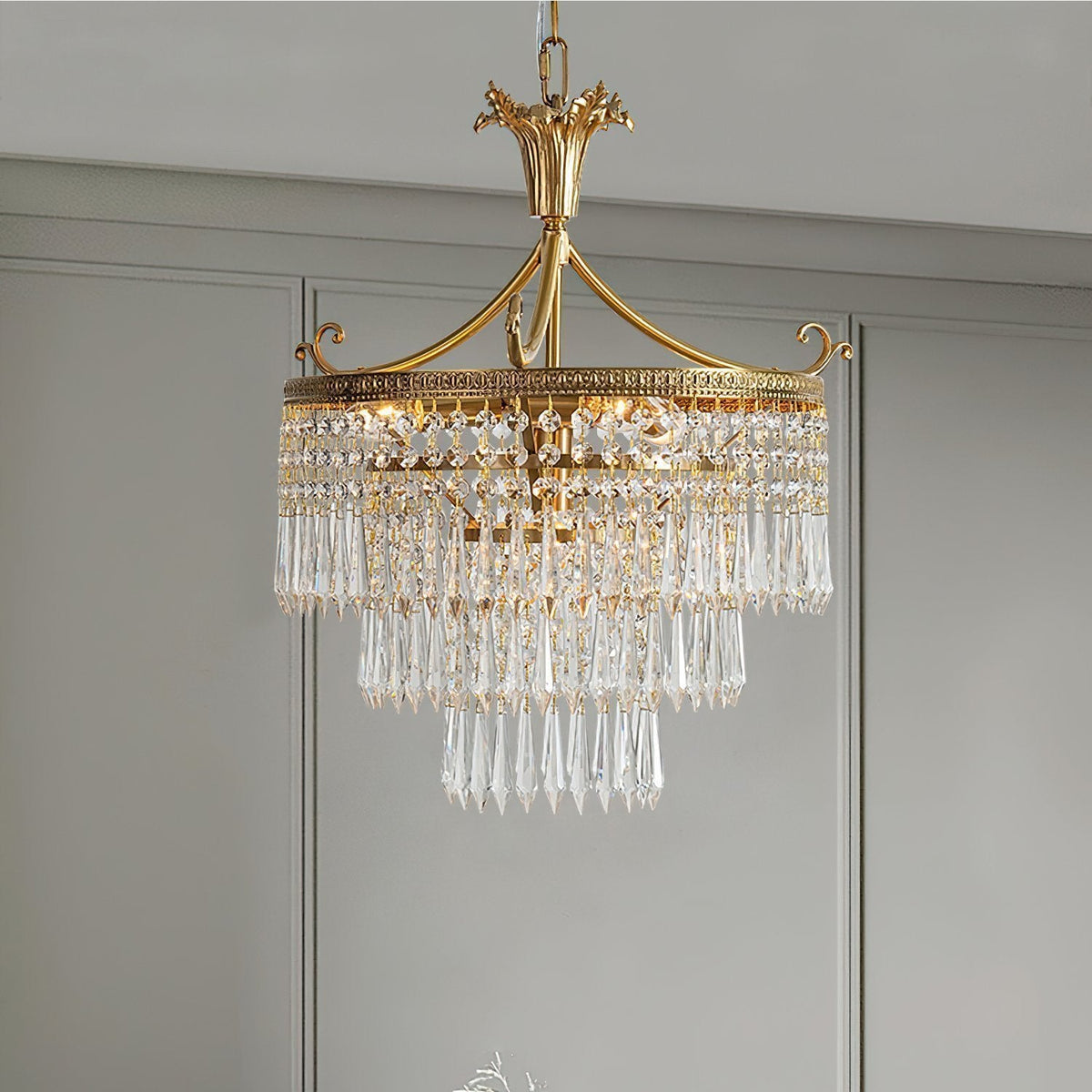 Water Drop Cascading Chandelier