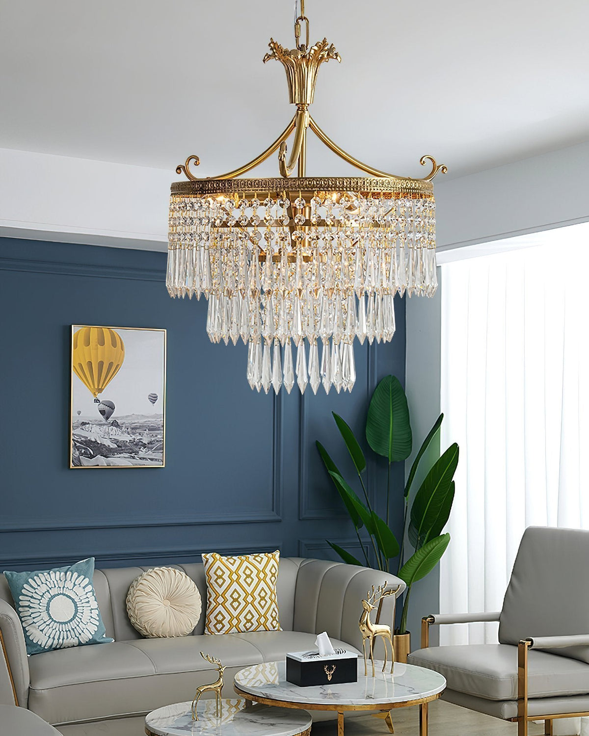 Water Drop Cascading Chandelier