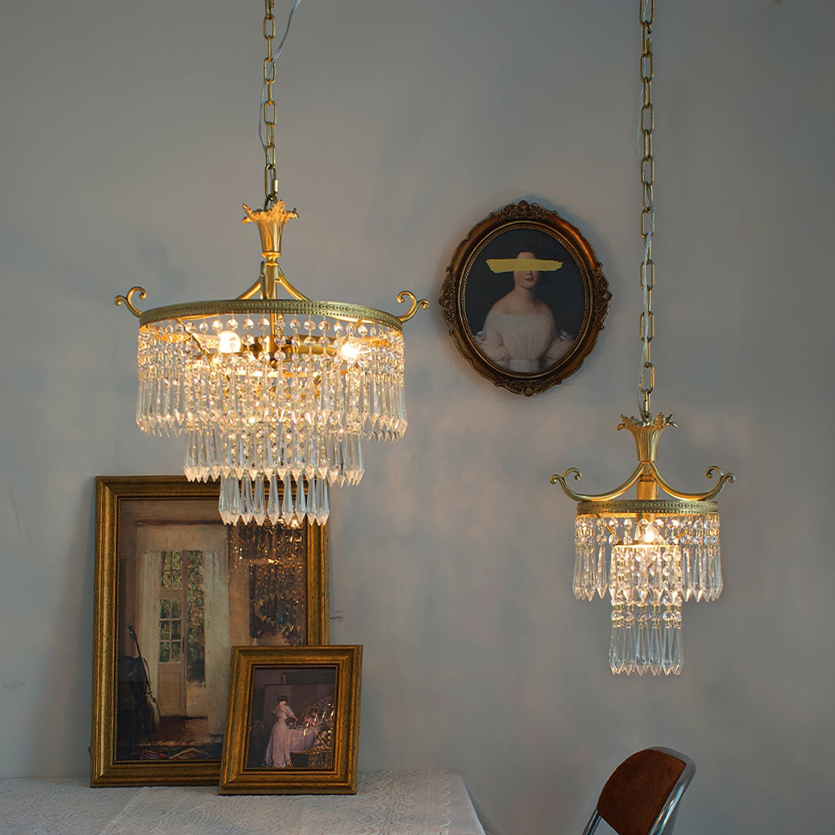 Water Drop Cascading Chandelier