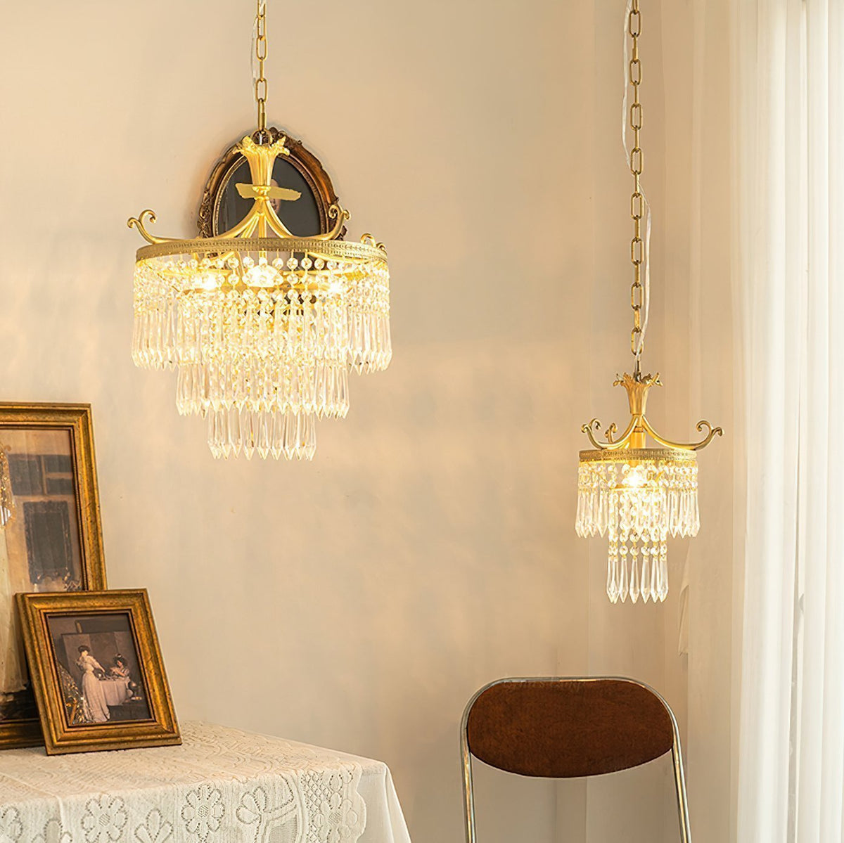 Water Drop Cascading Chandelier