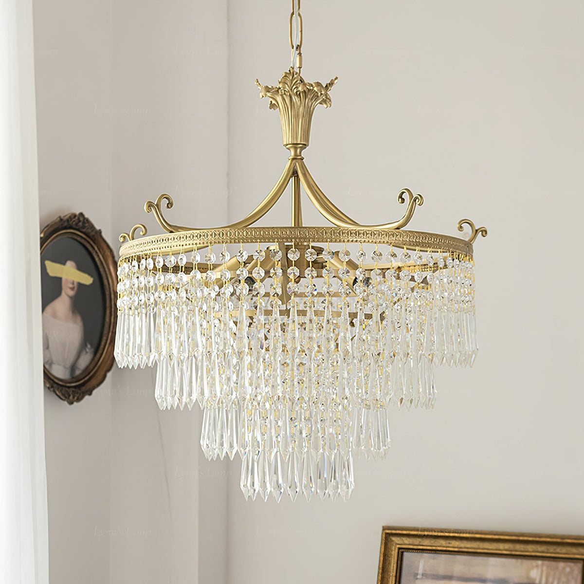 Water Drop Cascading Chandelier