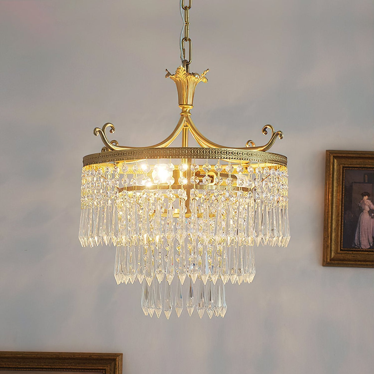 Water Drop Cascading Chandelier