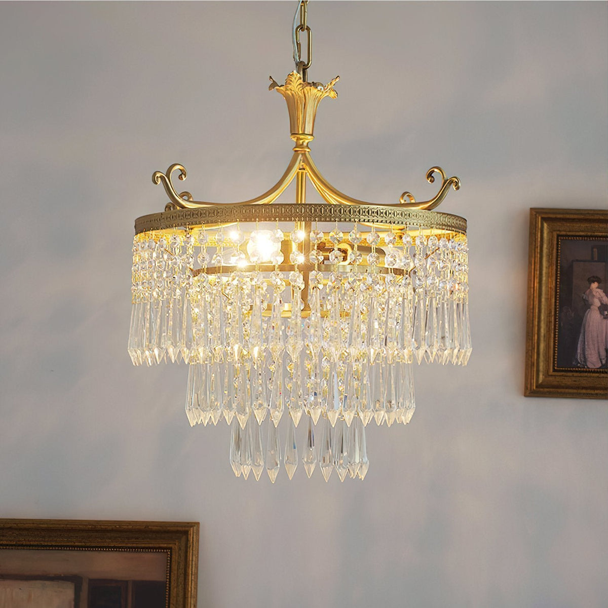 Water Drop Cascading Chandelier