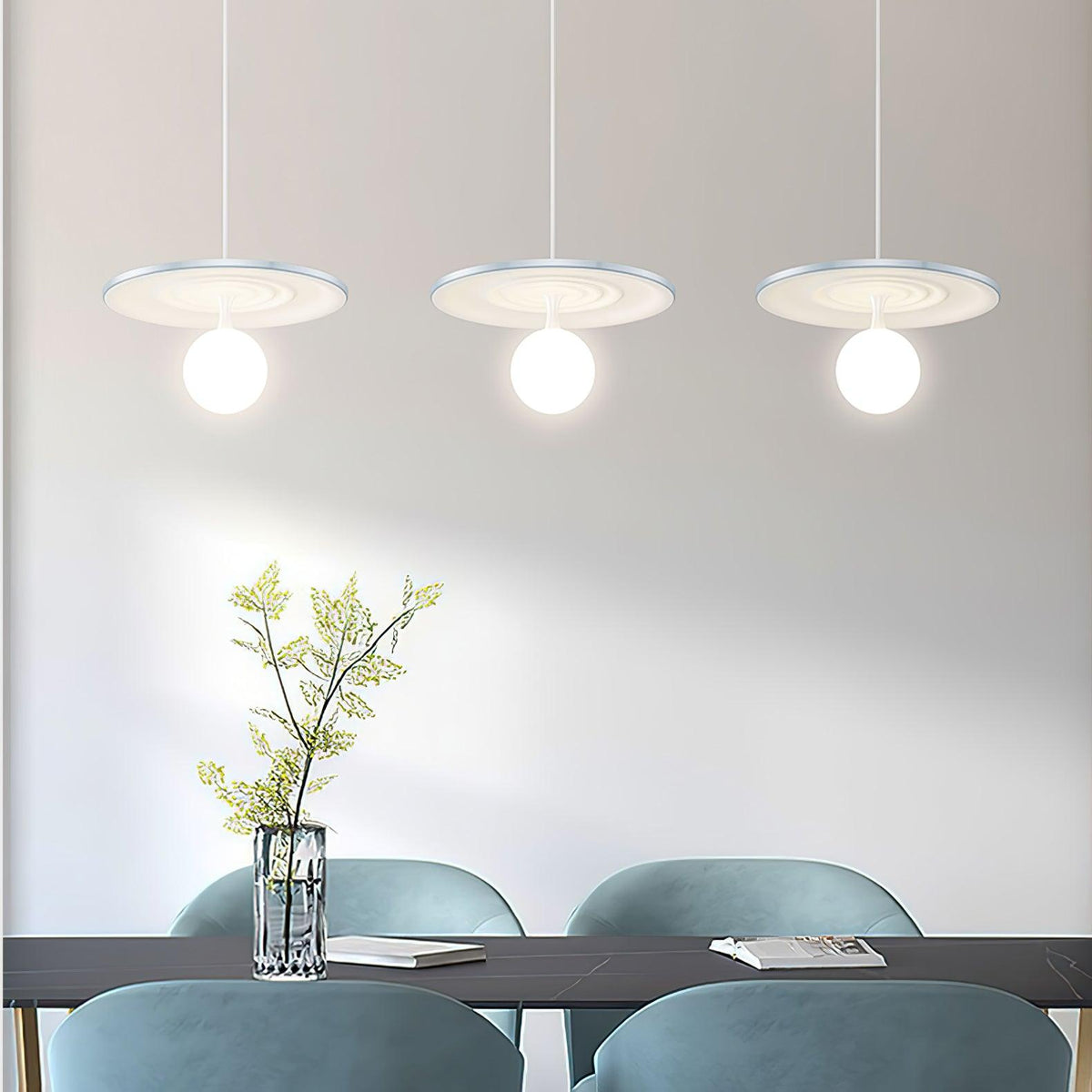 Modern Water Ripple Pendant Light for Living Room and Dining Room