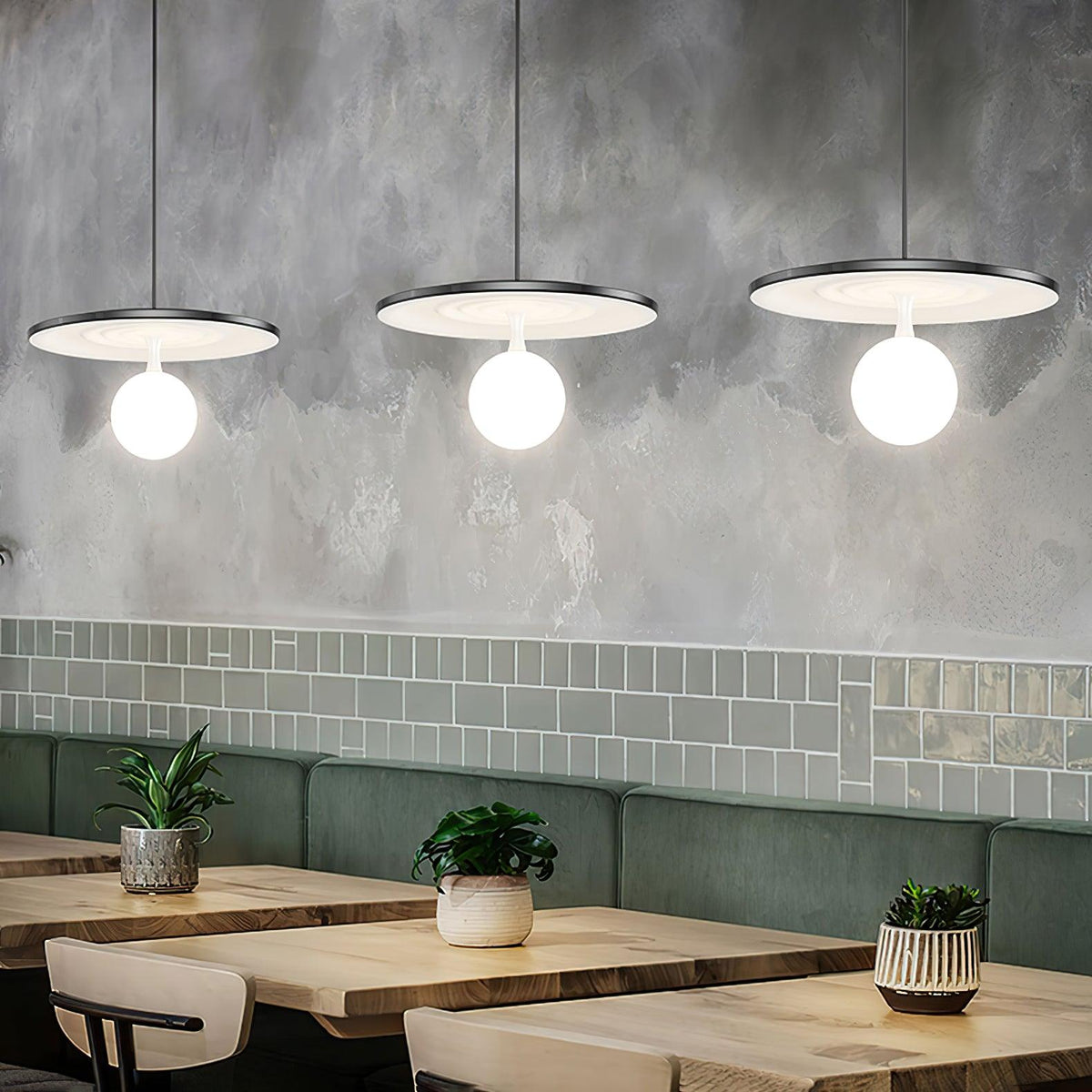 Modern Water Ripple Pendant Light for Living Room and Dining Room