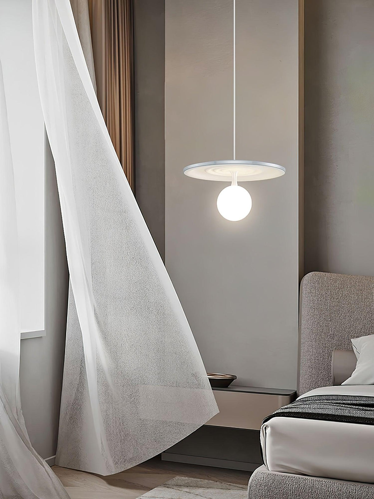 Modern Water Ripple Pendant Light for Living Room and Dining Room
