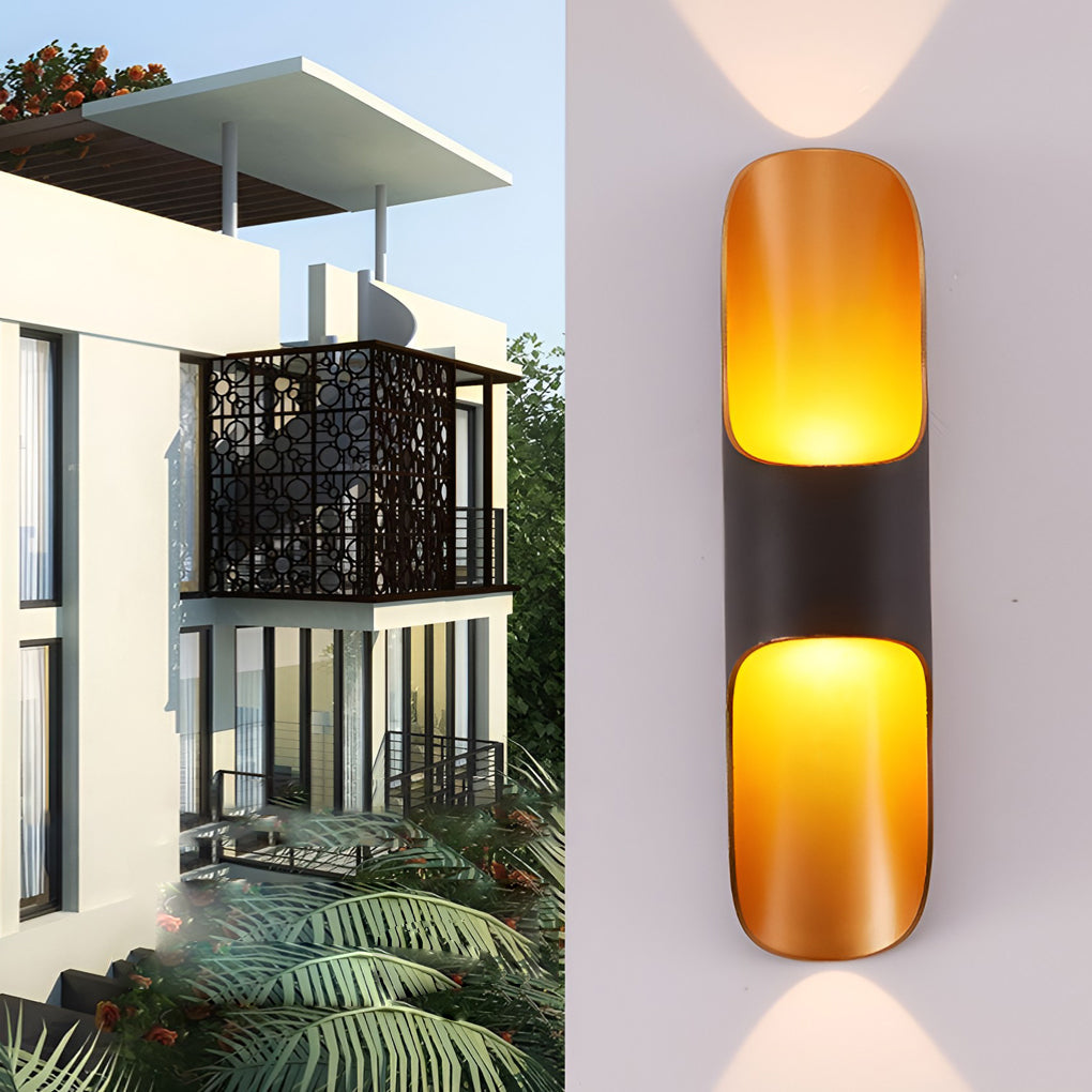 Up And Down Lights Led Modern Outdoor Wall Sconce 1