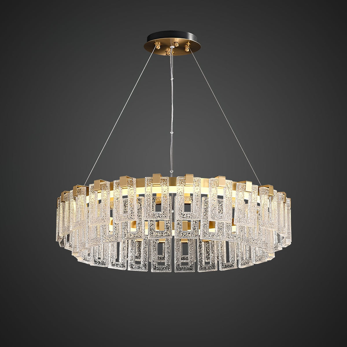 Watt Glass Chandelier