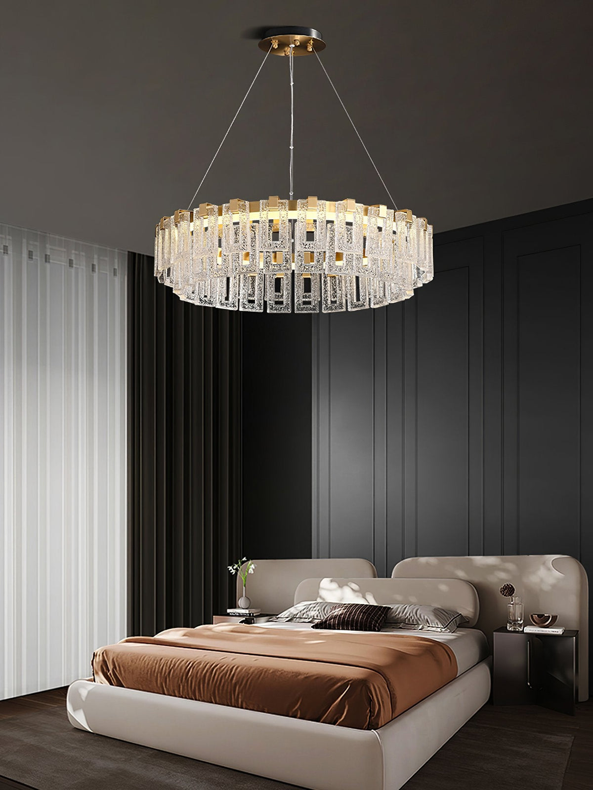 Watt Glass Chandelier