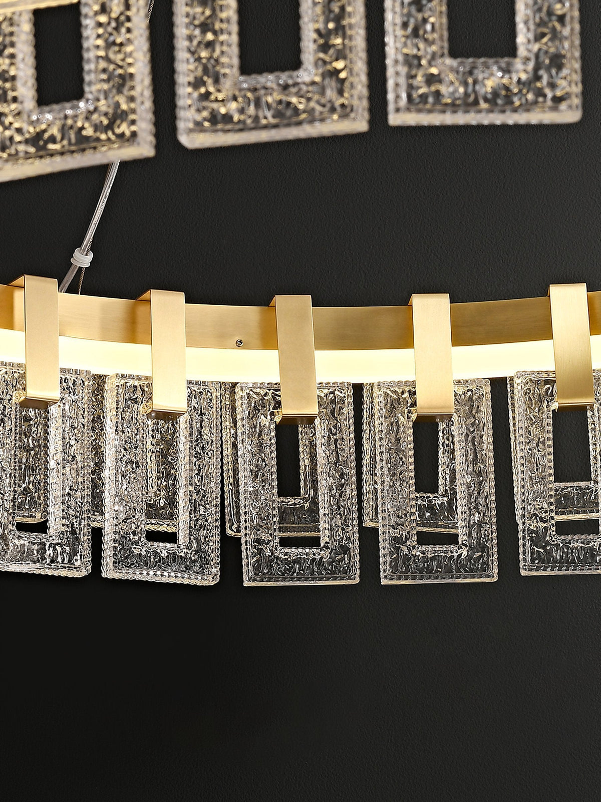 Watt Glass Chandelier