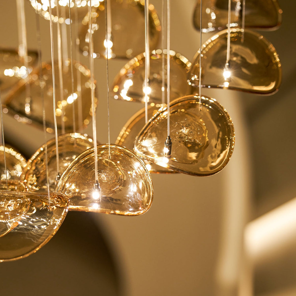 diy-floating-leaf-chandelier
