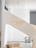 diy-floating-leaf-chandelier