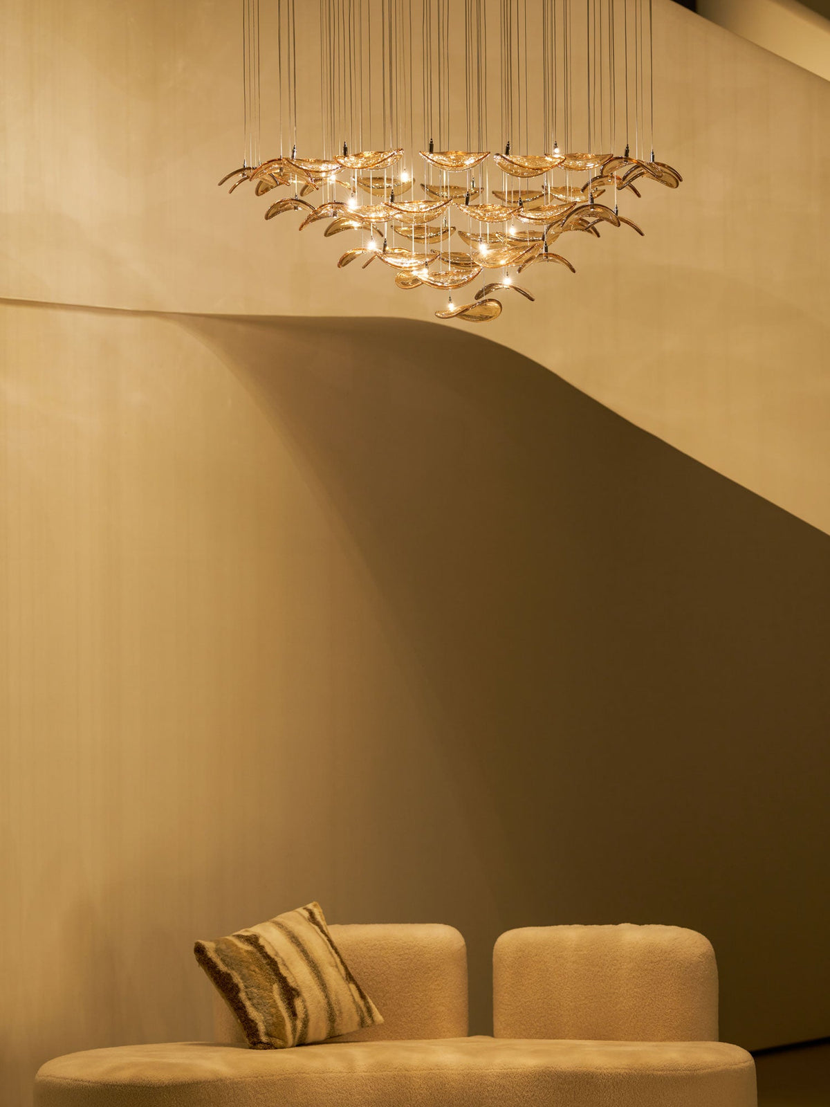 diy-floating-leaf-chandelier