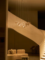 diy-floating-leaf-chandelier