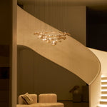 diy-floating-leaf-chandelier