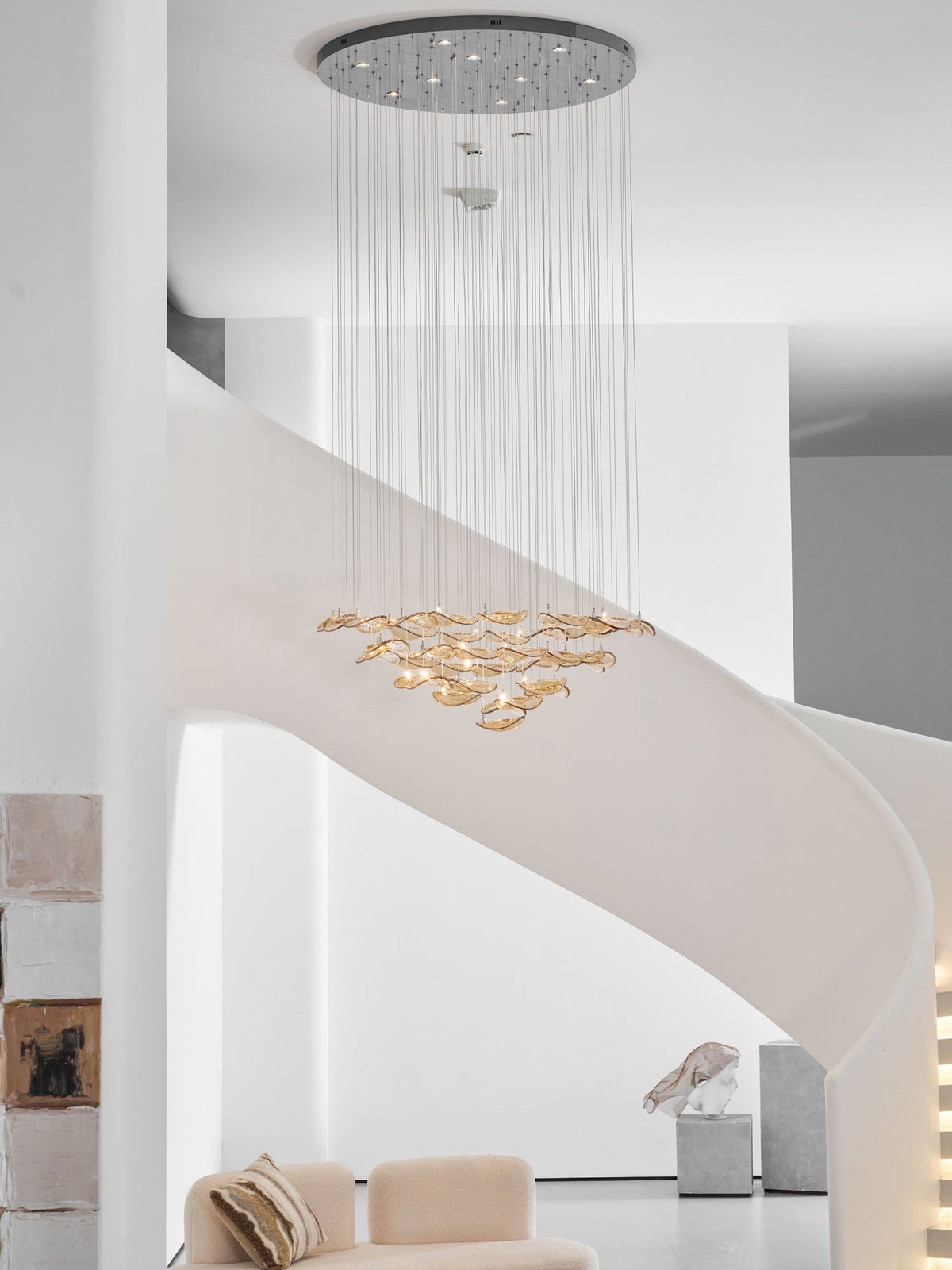 diy-floating-leaf-chandelier