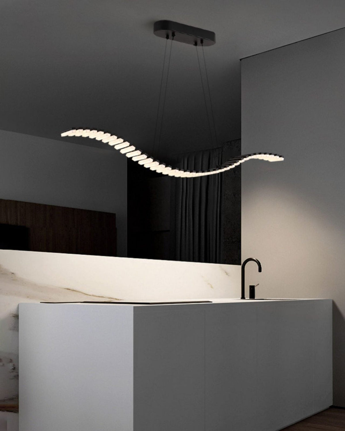 Wave Piano Chandelier