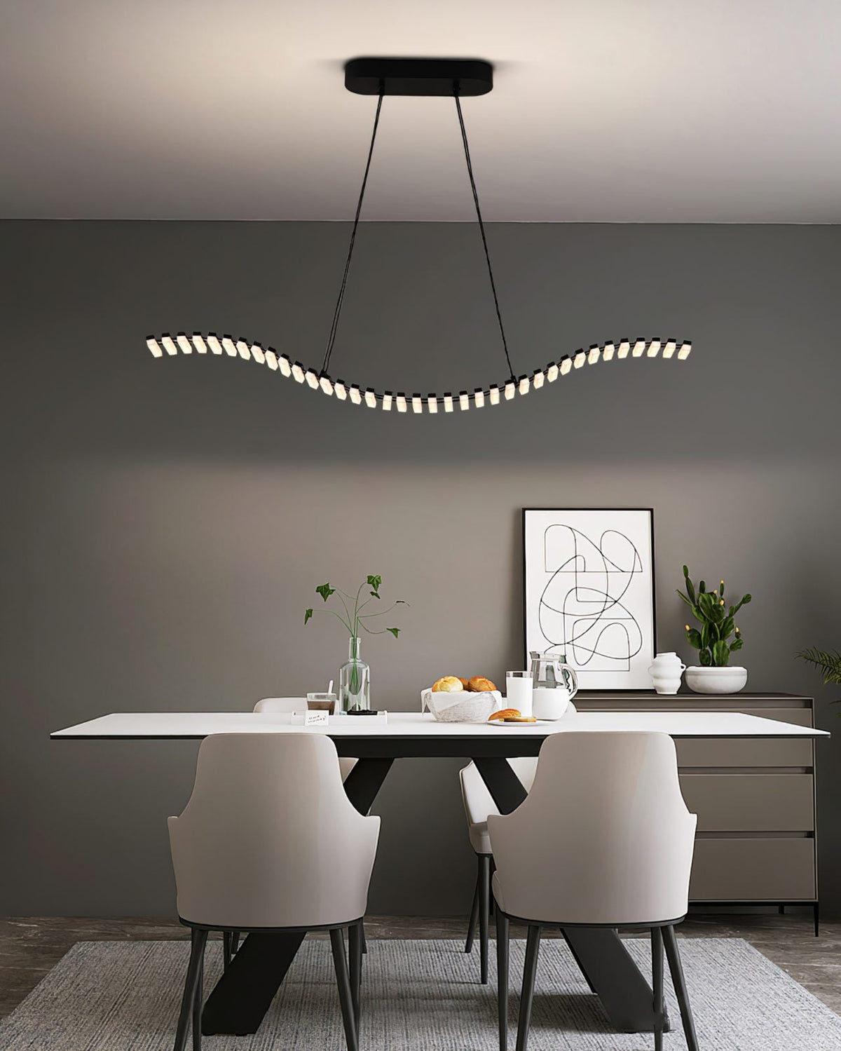 Wave Piano Chandelier