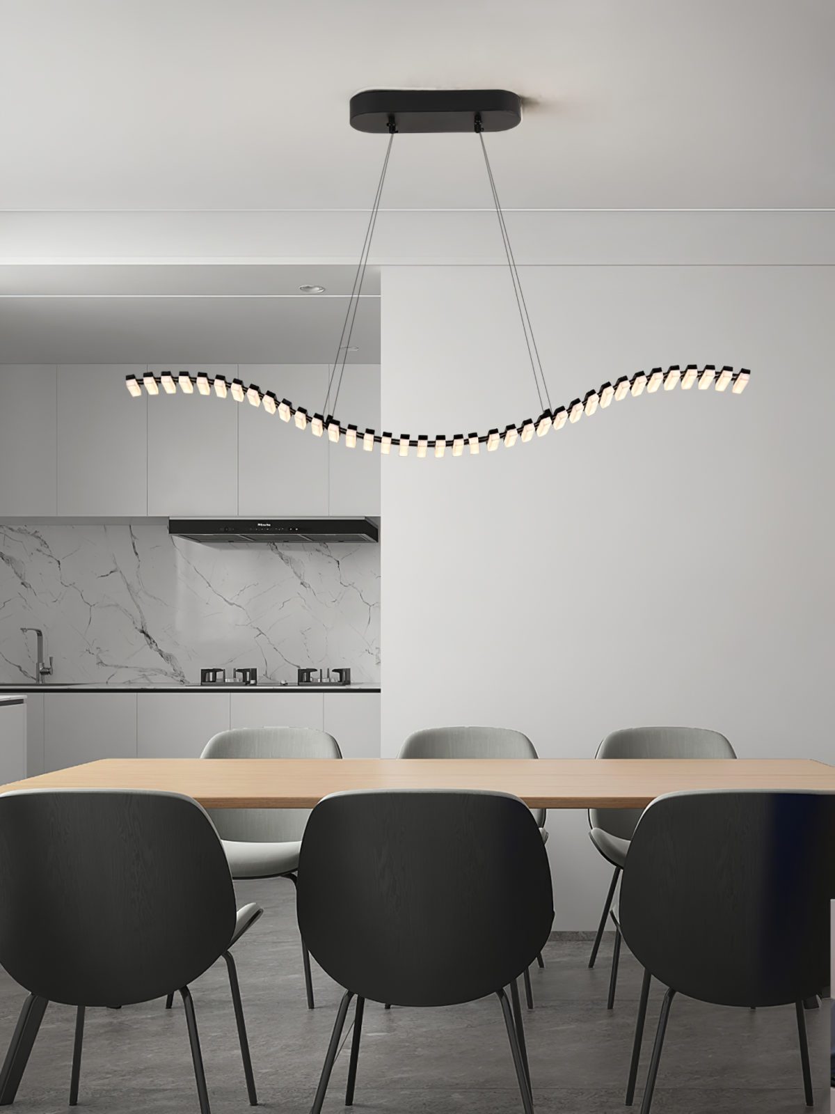Wave Piano Chandelier