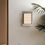 Wavelet Wall Sconce – Sculptural Fabric LED Wall Light in Stainless Steel